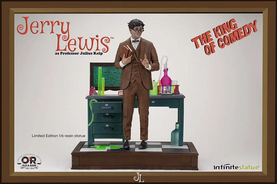 JERRY LEWIS - Professor Julius Kelp - Statue Limited Ed. 1/6 30cm