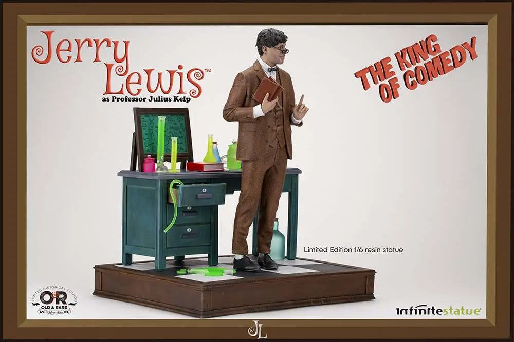 JERRY LEWIS - Professor Julius Kelp - Statue Limited Ed. 1/6 30cm