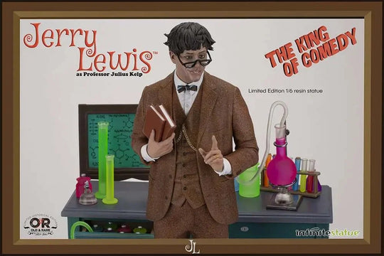 JERRY LEWIS - Professor Julius Kelp - Statue Limited Ed. 1/6 30cm