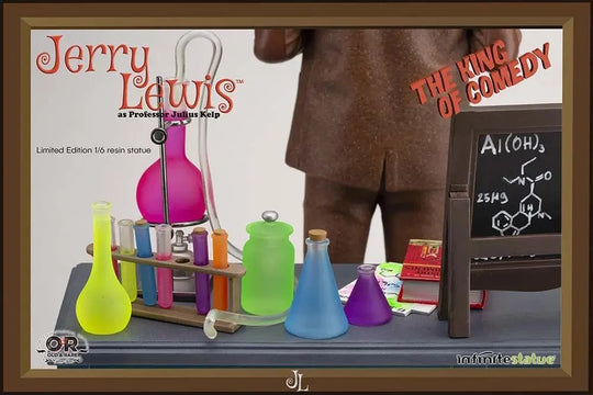 JERRY LEWIS - Professor Julius Kelp - Statue Limited Ed. 1/6 30cm