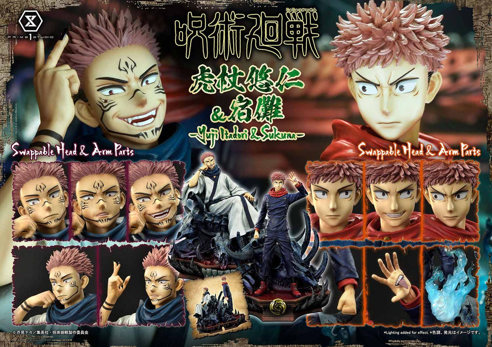 JUJUTSU KAISEN - Yuji and Sukuna - Statue Premium Masterline 38+34cm