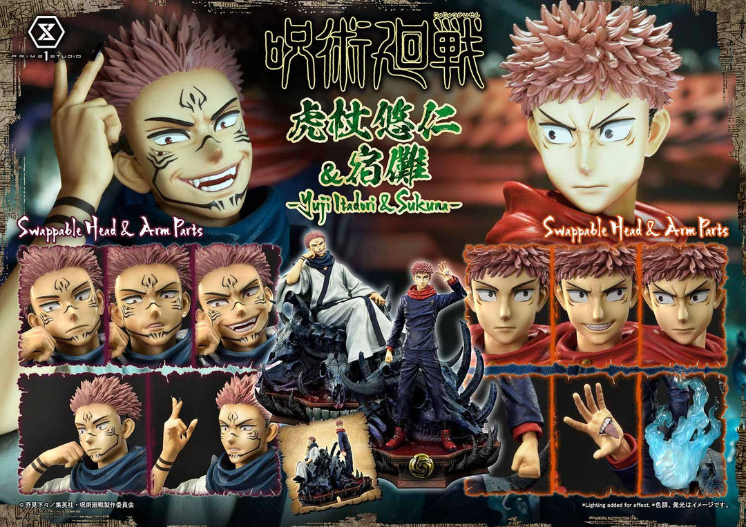 JUJUTSU KAISEN - Yuji and Sukuna - Statue Premium Masterline 38+34cm