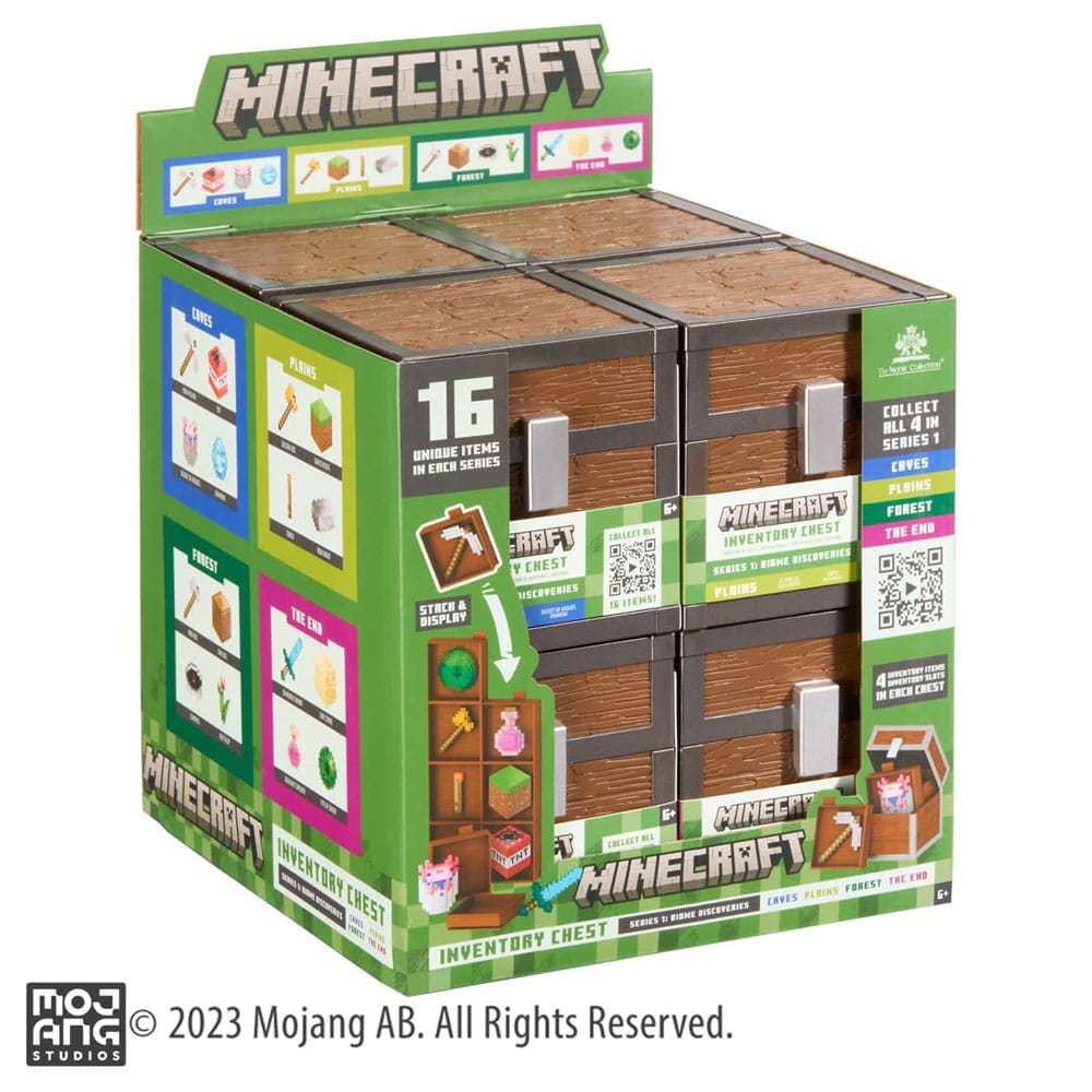 MINECRAFT - Loot Chest - Display de 8 Chests