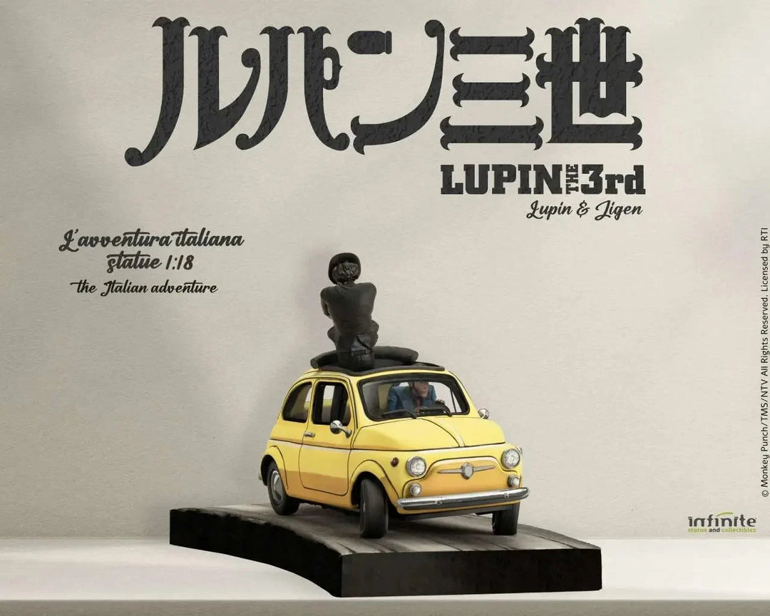 LUPIN THE 3RD THE ITALIAN ADVENTURE - Lupin Jigen - Statue 1/18 14cm