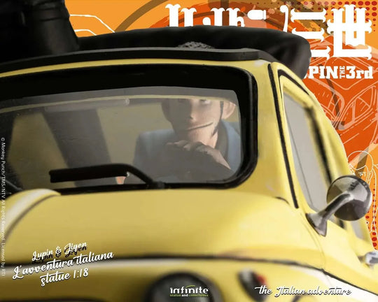 LUPIN THE 3RD THE ITALIAN ADVENTURE - Lupin Jigen - Statue 1/18 14cm