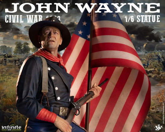 JOHN WAYNE - Civil War 1863 - Statue 1/6 48cm
