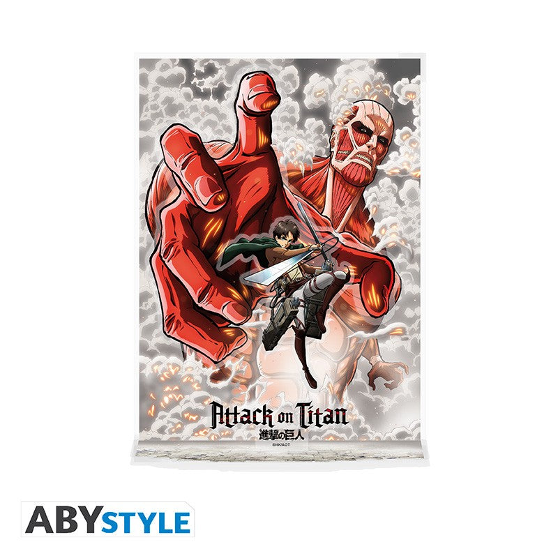 ATTACK ON TITAN - Eren vs Colossal Titan - Acryl Diorama