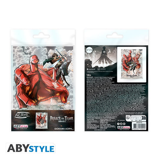 ATTACK ON TITAN - Eren vs Colossal Titan - Acryl Diorama