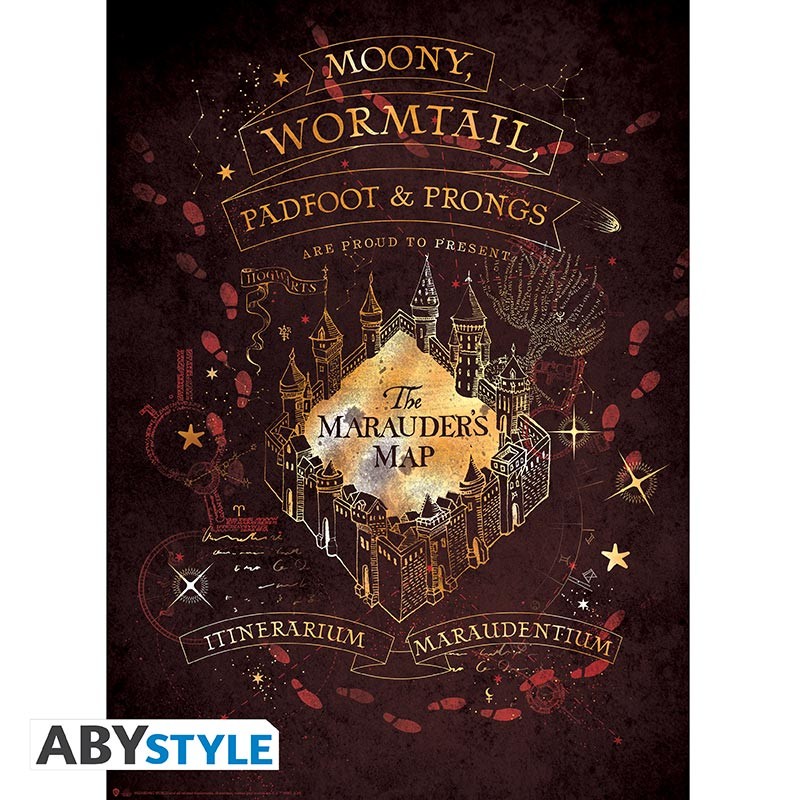HARRY POTTER - Crest & Marauders - Set 2 posters '52x38'