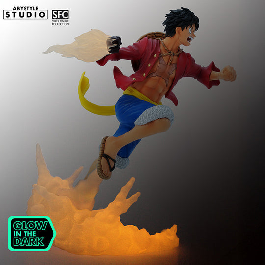 ONE PIECE - Luffy - Glow in the dark Figure SFC 16cm