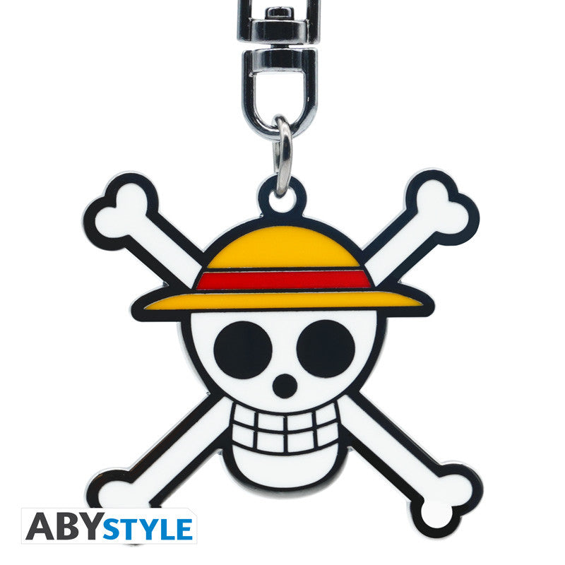 ONE PIECE - Metal Keychain - SKULL LUFFY