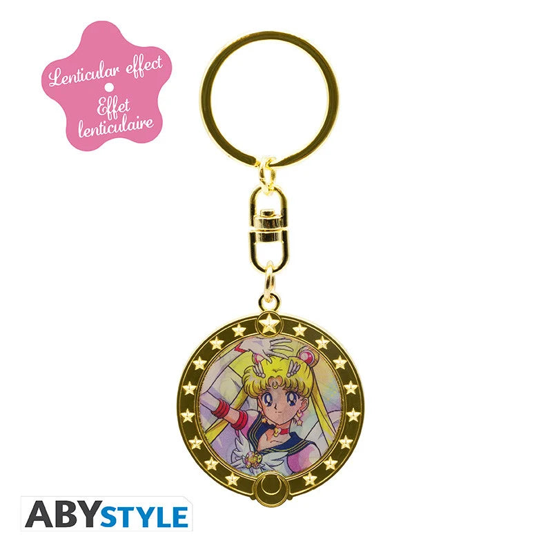 SAILOR MOON - Usagi & Sailor Moon - Keychain Lenticular
