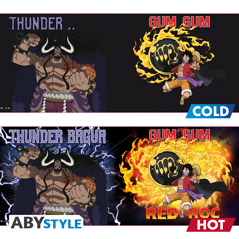 ONE PIECE - Luffy vs Kaido - Mug Heat Change 460ml