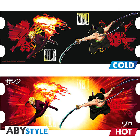 ONE PIECE - Zoro & Sanji - Mug Heat Change 460ml