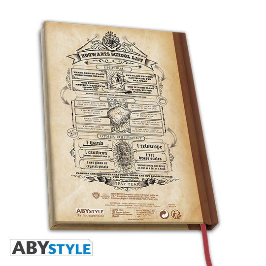 HARRY POTTER - Notebook A5 - Hogwarts School