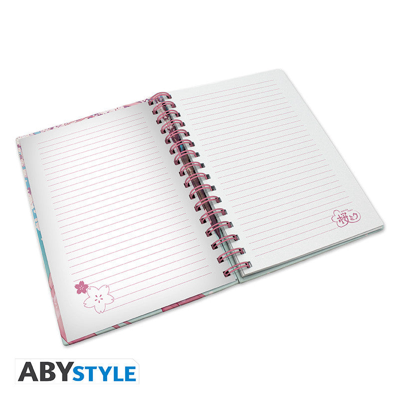 HATSUNE MIKU - Cherry blossoms - Notebook A5 Spiral