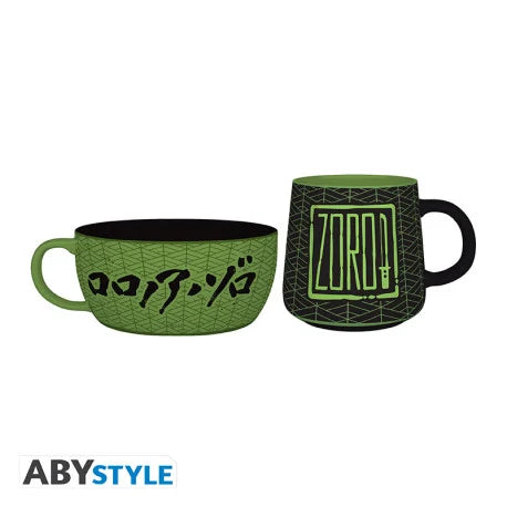 ONE PIECE - Zoro - Set Petit Déjeuner Mug + Bol
