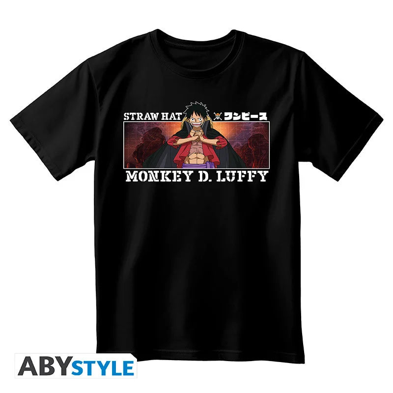 ONE PIECE - T-Shirt Monkey D.Luffy Unisex black (S)