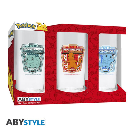POKEMON - 3 Glasses Set
