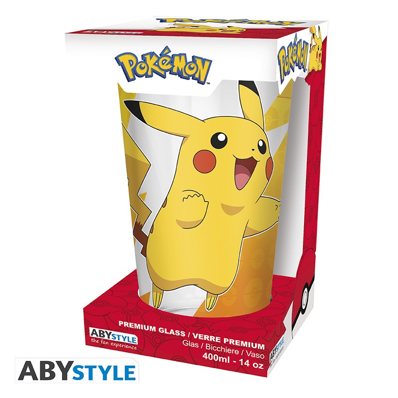POKEMON - Pikachu "Metal Effect" - Premium XXL Glass 400ml