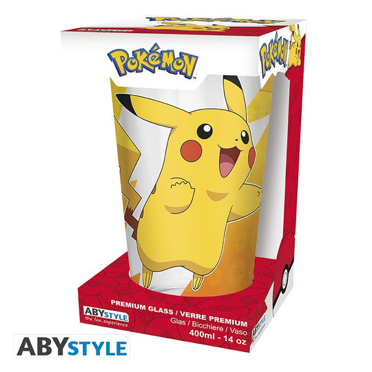 POKEMON - Pikachu "Metal Effect" - Premium XXL Glass 400ml