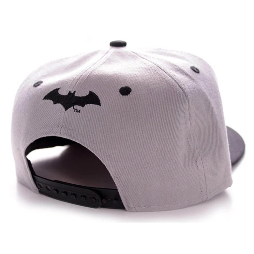 DC COMICS  - Batman Logo/Text - Grey/Black Cap