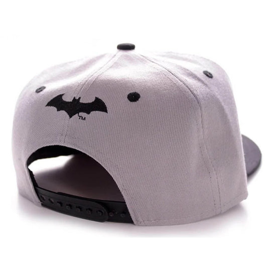 DC COMICS  - Batman Logo/Text - Grey/Black Cap