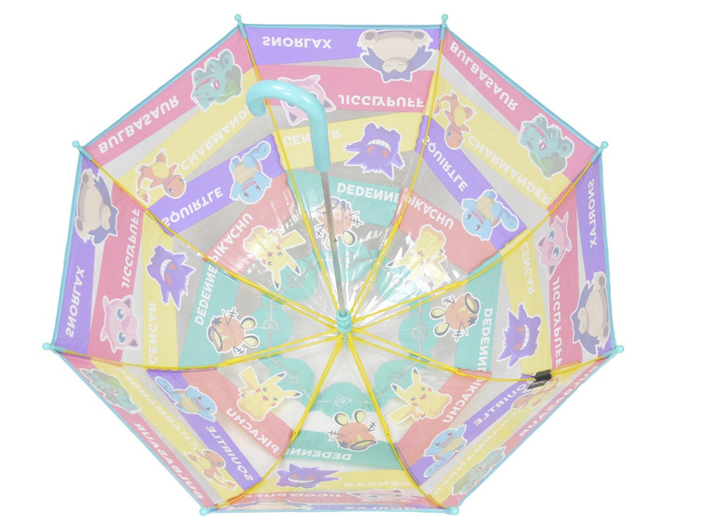 POKEMON - Pikachu & Friends - Manual Transparent Umbrella 48 cm