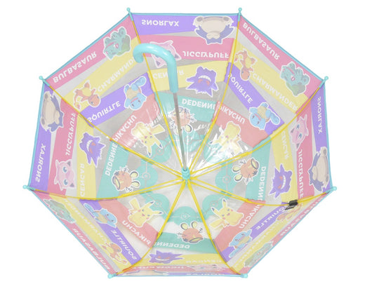 POKEMON - Pikachu & Friends - Manual Transparent Umbrella 48 cm