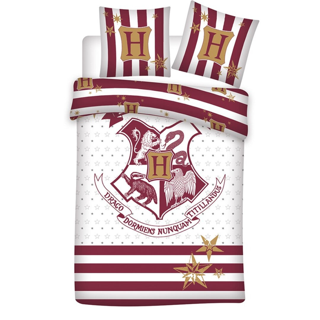 HARRY POTTER - Duvet Cover 140X200cm - Hogwarts '100% Bio Cotton'