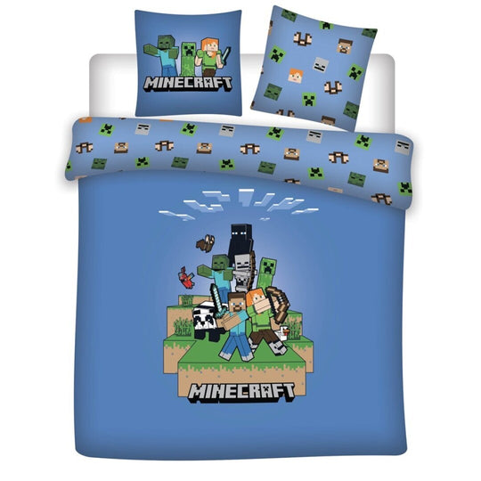 MINECRAFT - Duvet Cover 240x220cm + 2x65x65cm