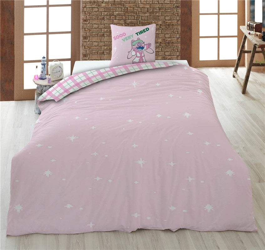 LILO & STITCH - Sooo Very Tired - Duvet Cover 140x200cm + 65x65cm