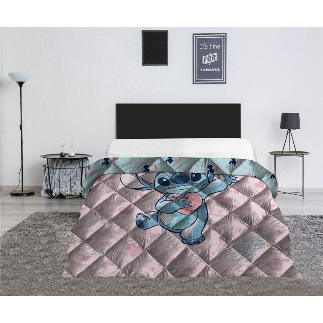 LILO & STITCH - Stitch "Heart" - Quilt Cover 140x200cm
