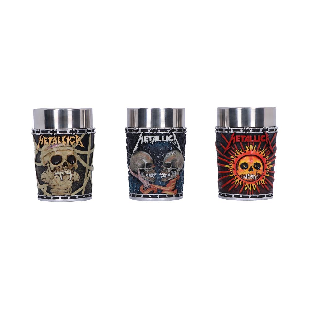 METALLICA - Pushead Art - Set of 3 Shot Glasses 8.5cm