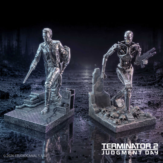 TERMINATOR - T-1000 vs T-800 - Bookend 18.5cm