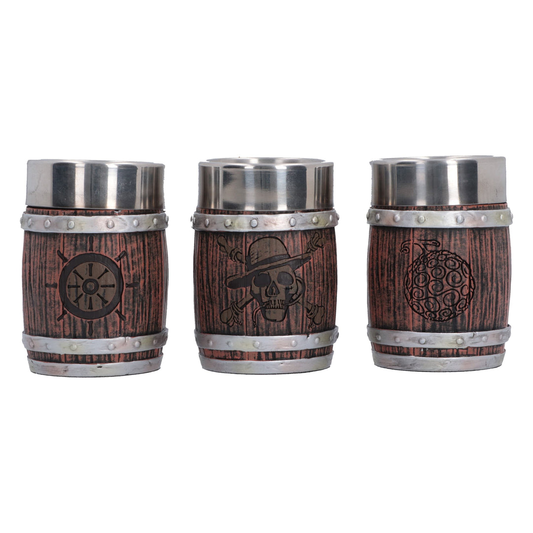 ONE PIECE - Barrel - Set of 3 Shot Glasses