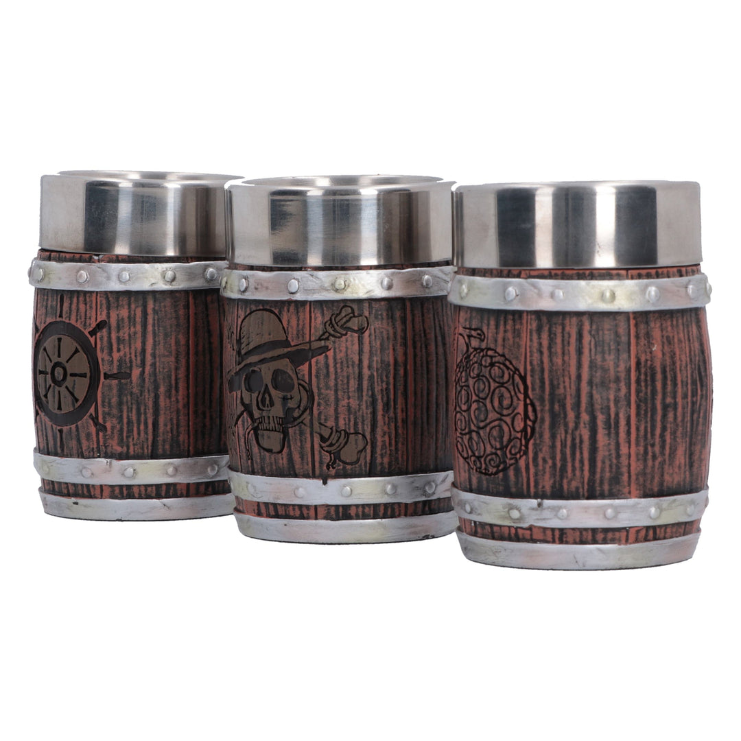 ONE PIECE - Barrel - Set of 3 Shot Glasses