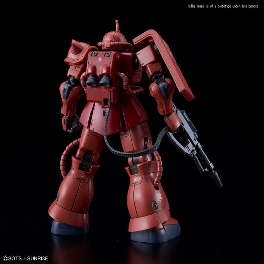 GUNDAM - Model Kit - HG 1/144 - MS-06S Zaku II Aznable's Mobile Red