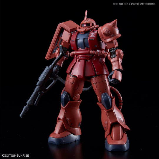 GUNDAM - Model Kit - HG 1/144 - MS-06S Zaku II Aznable's Mobile Red