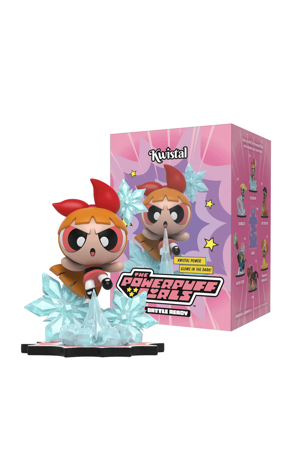 THE POWERPUFF GIRLS - Kwistal Battle Ready Series - Display 6 Fig.