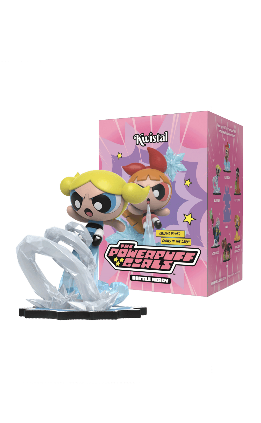 THE POWERPUFF GIRLS - Kwistal Battle Ready Series - Display 6 Fig.