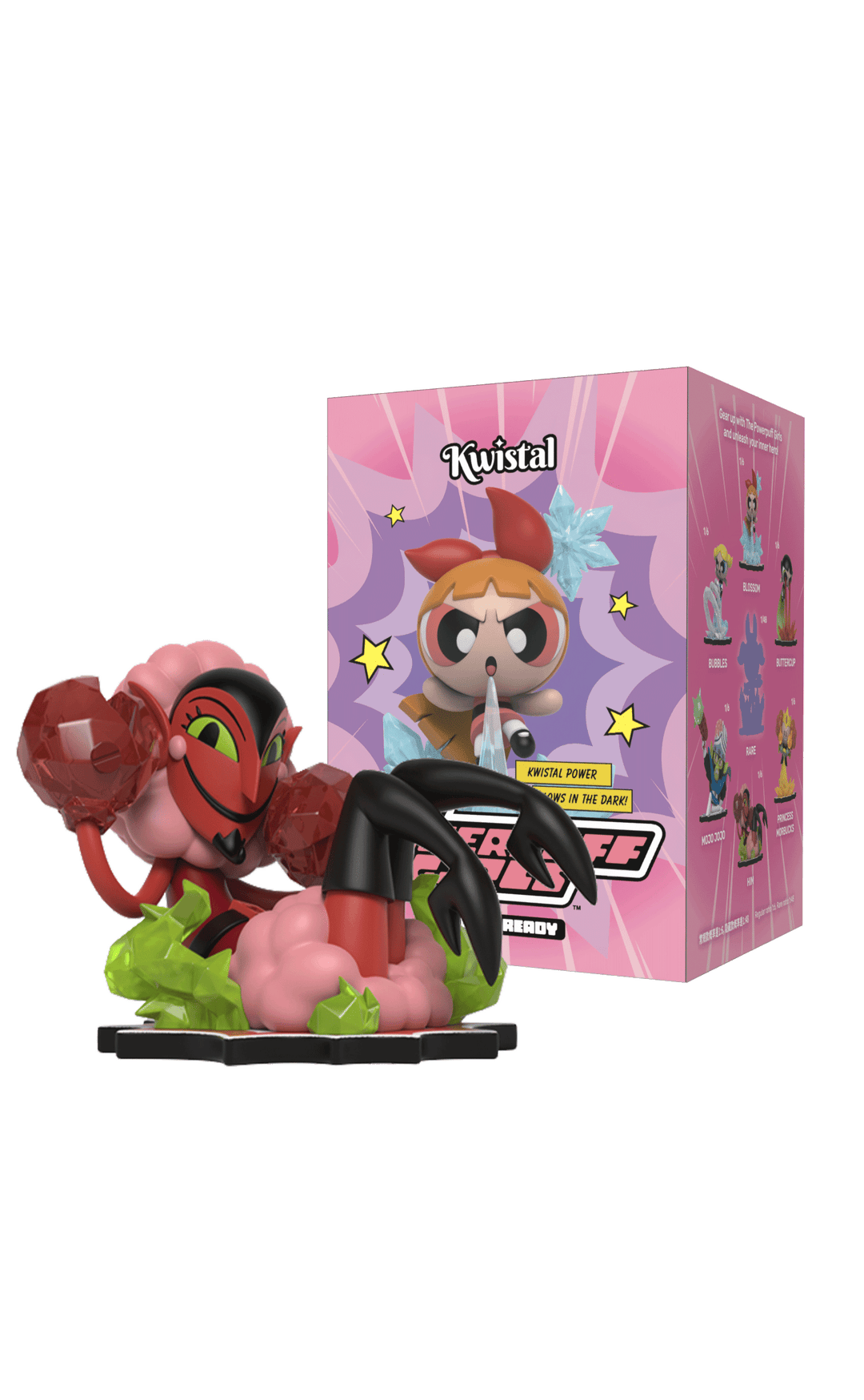 THE POWERPUFF GIRLS - Kwistal Battle Ready Series - Display 6 Fig.