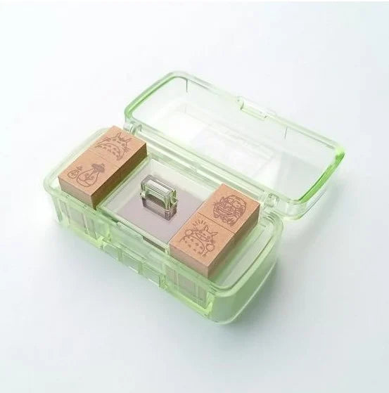 MY NEIGHBOR TOTORO - Totoro & Catbus - Green stamps set