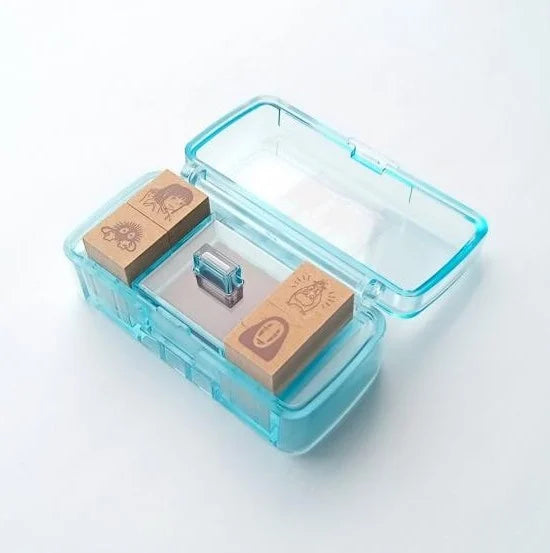 SPIRITED AWAY - Chihiro in the train - Blue stamps set