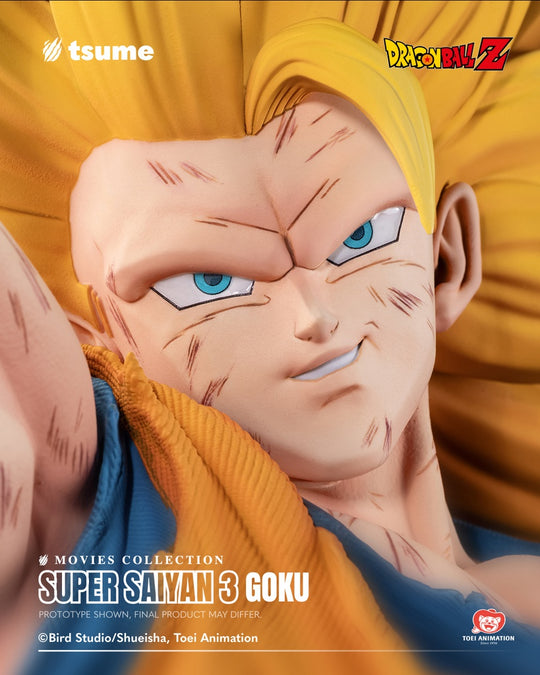 DRAGON BALL Z - Super Saiyan 3 Goku - Statue Movie Coll. By Tsume 57cm