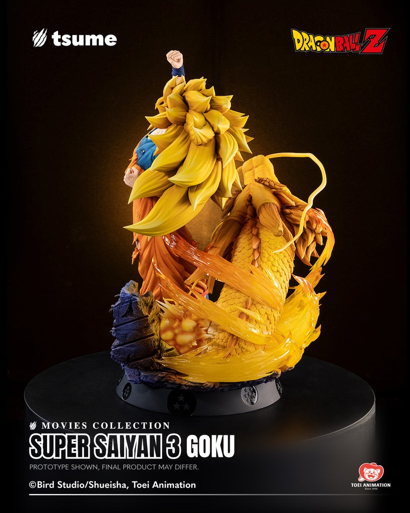 DRAGON BALL Z - Super Saiyan 3 Goku - Statue Movie Coll. By Tsume 57cm