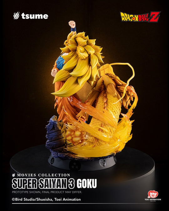 DRAGON BALL Z - Super Saiyan 3 Goku - Statue Movie Coll. By Tsume 57cm