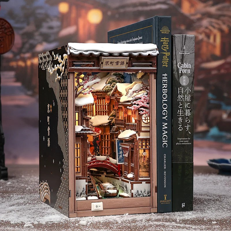 BOOK NOOK KIT - DIY - Kyoto Snow Whisper - 286pc + LED Light