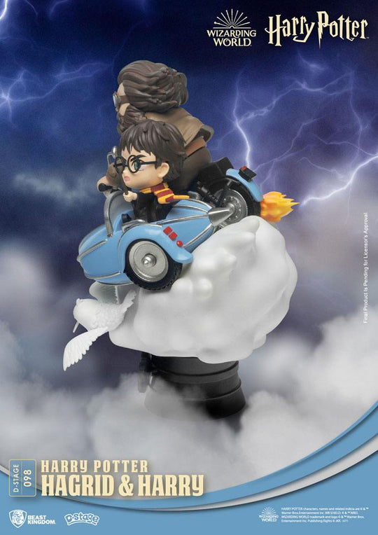 HARRY POTTER - Hagrid & Harry - Statue D-Stage New Ver. 15cm