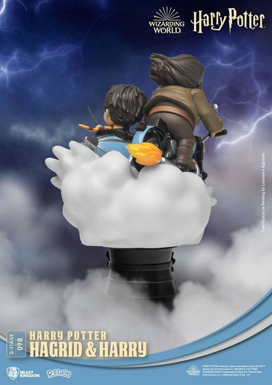 HARRY POTTER - Hagrid & Harry - Statue D-Stage New Ver. 15cm